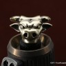 Brass Bead  Small Powerful Bull   