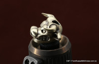 Brass Bead  Small Powerful Bull   