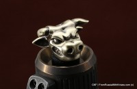 Brass Bead  Small Powerful Bull   