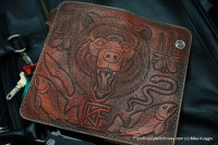 Custom Leather Clutch Wallet CKF MEDVED-L2