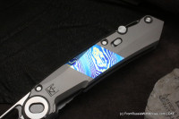 DISCONTINUED - CKF/Snecx TERRA knife collab (Timascus Azure)