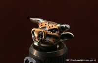 Brass Bead  Big Powerful Bull (3 metal parts)