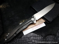 BLACK MILK (Alex Vorobyov, M390, Ti anod, bearings, handrubbed satin)