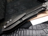 BLACK MILK (Alex Vorobyov, M390, Ti anod, bearings, handrubbed satin)