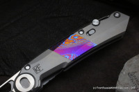 DISCONTINUED - CKF/Snecx TERRA knife collab (Timascus Amethyst)