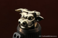 Brass Bead  Big Powerful Bull 