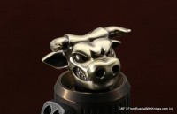 Brass Bead  Big Powerful Bull 