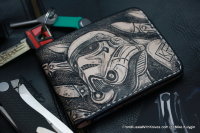 Custom Leather Wallet CKF INVASION