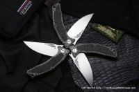 Morrf 5 Knife (Evgeny Muan design, M390, satin, bearings, titanium)