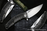 Morrf 5 Knife (Evgeny Muan design, M390, satin, bearings, titanium)