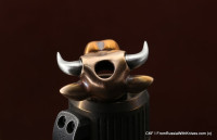 Brass Bead  Big Powerful Bull  (2 metal parts)