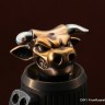 Brass Bead  Big Powerful Bull  (2 metal parts)