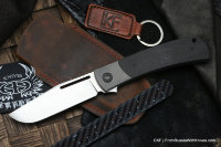 Seraphim Korsar custom knife (M390, Ti, CF)
