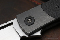 Seraphim Korsar custom knife (M390, Ti, CF)