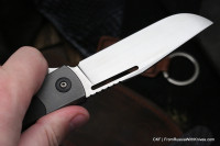 Seraphim Korsar custom knife (M390, Ti, CF)