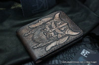 Custom Leather Wallet CKF 3KN+VKG