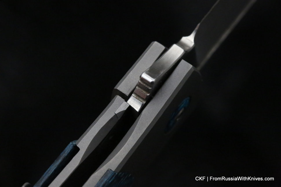 Seraphim Korsar Bl custom knife (M390, Ti, CF)