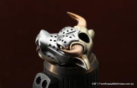 Brass Bead  Big Powerful Bull (3 metal parts) 