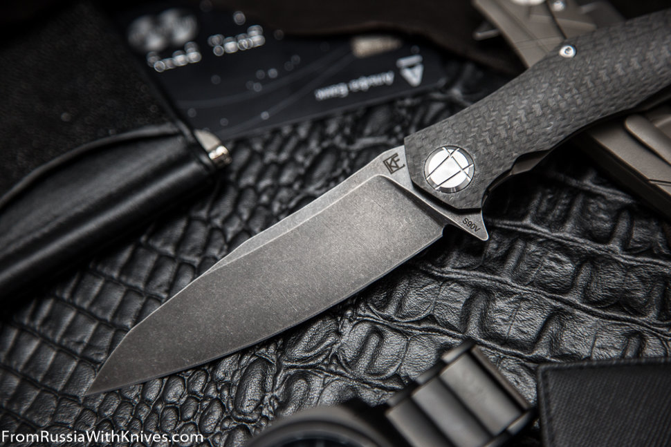 1 of 55 Asymmetric-midi Black Edition (Alexey Konygin design, S90V, titanium, CF)