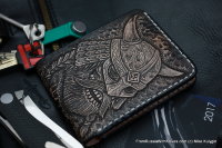 Custom Leather Wallet CKF DVKNG