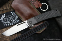 Seraphim Korsar Ord custom knife (M390, Ti, CF)