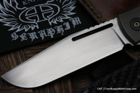 Seraphim Korsar Ord custom knife (M390, Ti, CF)