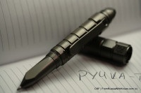 CKF Tool Pen BULAVVA GREY (Konygin design, Ti barrel, 6-8-10 Wiha torx, Lamy M22 ballpoint pen)
