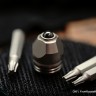 CKF Tool Pen BULAVVA GREY (Konygin design, Ti barrel, 6-8-10 Wiha torx, Lamy M22 ballpoint pen)