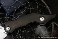 Krokar Ti knife (Konygin, Ti, Zirc, M390)