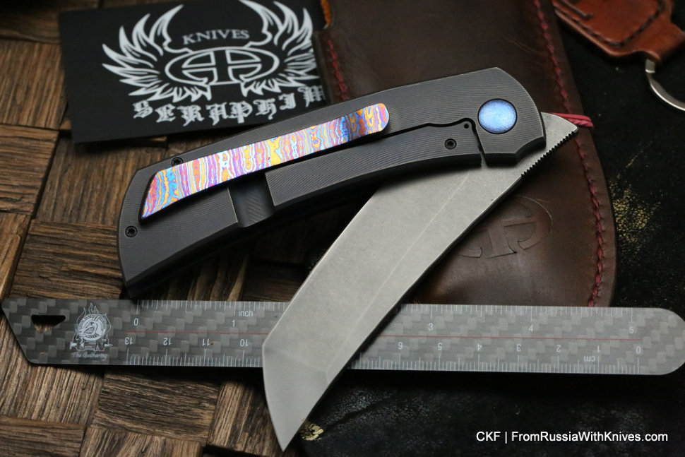 Seraphim Yakuza custom knife (M390, Ti)
