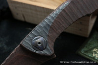 Customized Tegral knife -Copper Waves-