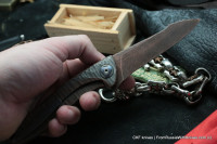 Customized Tegral knife -Copper Waves-