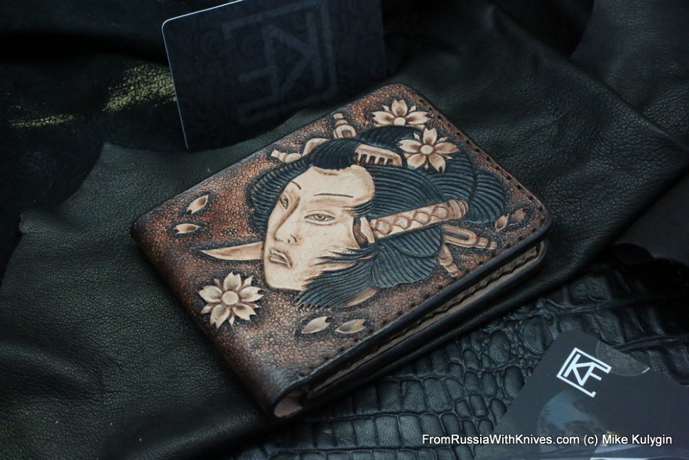 Custom Leather Wallet CKF BB+ZT