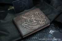 Custom Leather Wallet CKF MSK+SAM