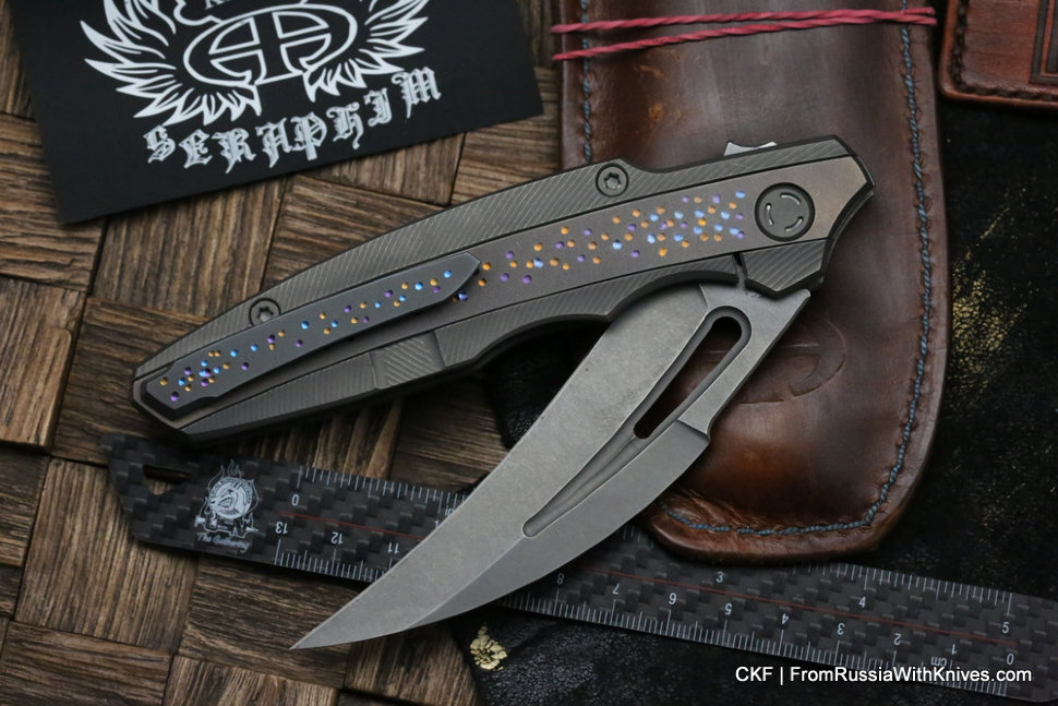 Seraphim Siruis custom knife (M390, Ti)