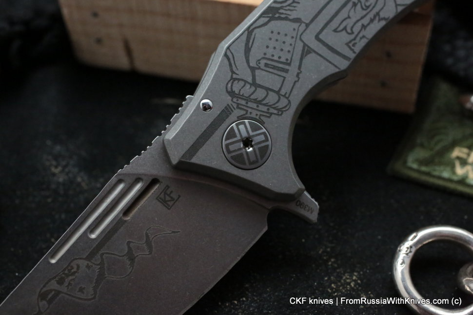 Customized Morrf Knife -KNIGHT BW-