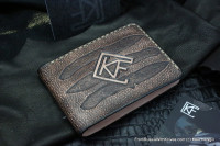 Custom Leather Wallet CKF ORN+3KN