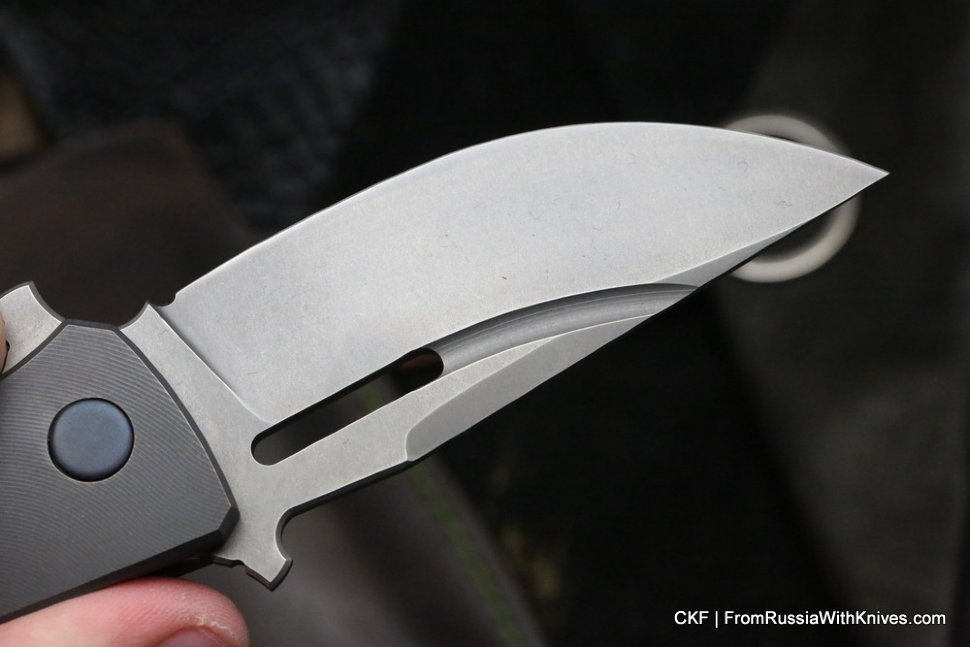 Seraphim Apach custom knife (M390, Ti)