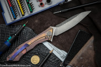 Rabbit Knife customized #13 (Alexey Konygin design, s35vn, titanium, bearings)