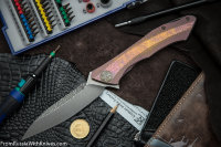 Rabbit Knife customized #13 (Alexey Konygin design, s35vn, titanium, bearings)