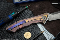 Rabbit Knife customized #13 (Alexey Konygin design, s35vn, titanium, bearings)