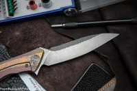 Rabbit Knife customized #13 (Alexey Konygin design, s35vn, titanium, bearings)