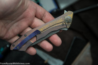 Rabbit Knife customized #13 (Alexey Konygin design, s35vn, titanium, bearings)