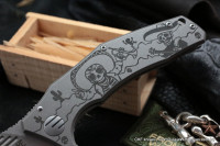 Customized Morrf Knife -DIADEMUERTOS BW-