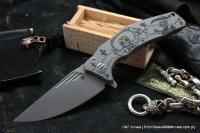 Customized Morrf Knife -DIADEMUERTOS BW-
