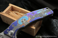 Customized Morrf Knife -DIADEMUERTOS CLR-
