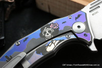 Customized Morrf Knife -DIADEMUERTOS CLR-