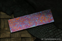 #826 -Quarry- ZlaTi billet (5&quot; - 1.6&quot; - 0.159&quot;) Titanium Damascus