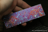 #826 -Quarry- ZlaTi billet (5&quot; - 1.6&quot; - 0.159&quot;) Titanium Damascus