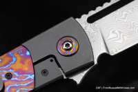 Seraphim Korsar ZlaTiTim custom knife (Zladi, Ti, timascus)